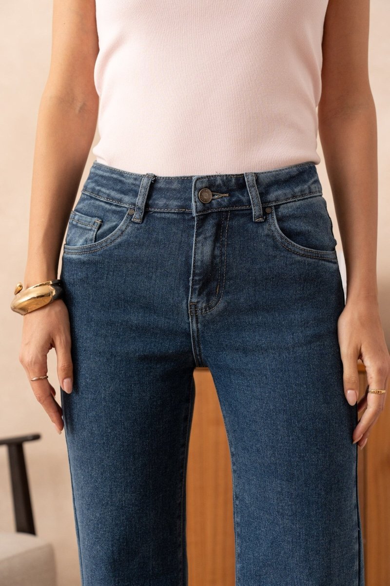 Jean large à frange brut - RIVE GAUCHE