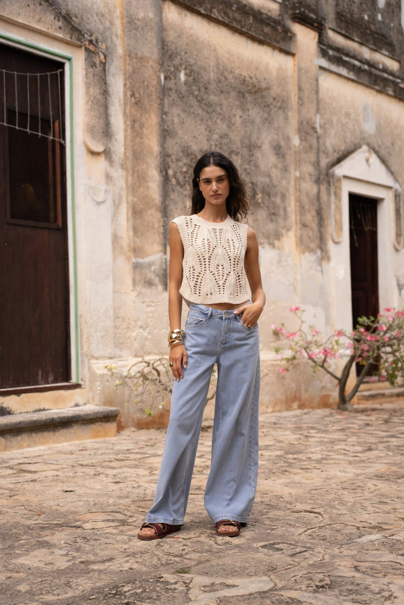 Jean Palazzo extra large bleu ciel - RIVE GAUCHE