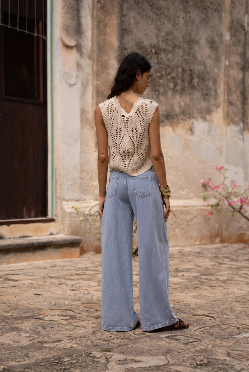 Jean Palazzo extra large bleu ciel - RIVE GAUCHE