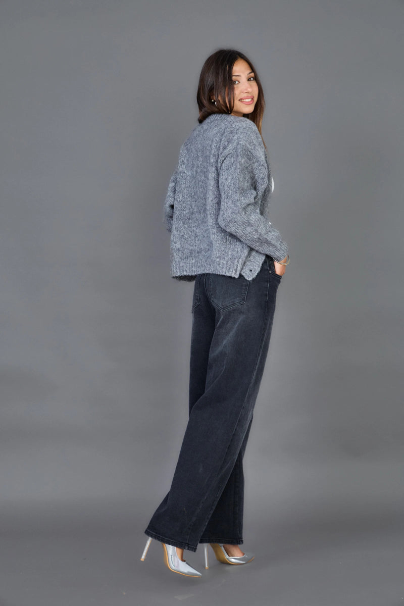 Jeans Barrel anthracite - RIVE GAUCHE