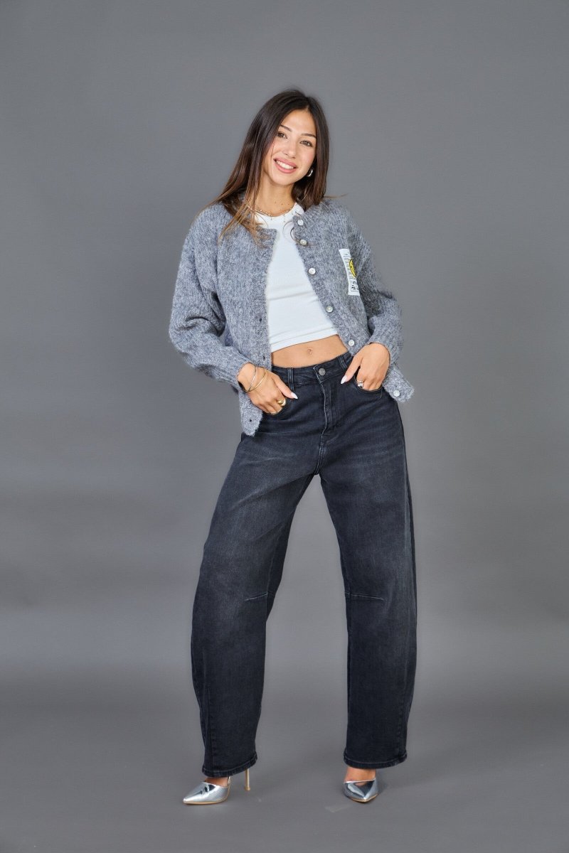 Jeans Barrel anthracite - RIVE GAUCHE