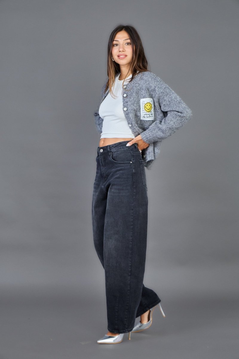 Jeans Barrel anthracite - RIVE GAUCHE