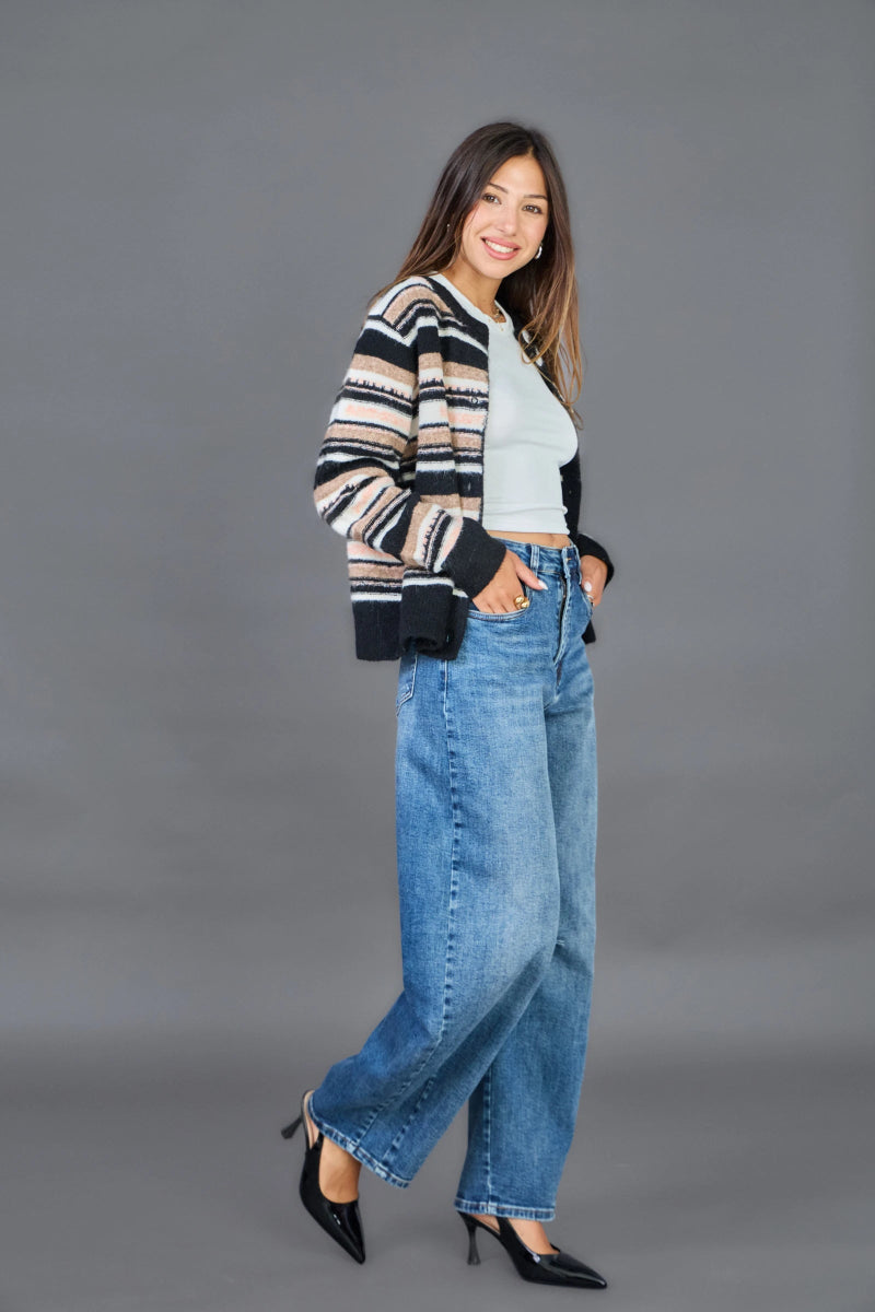 Jeans Barrel bleu denim - RIVE GAUCHE