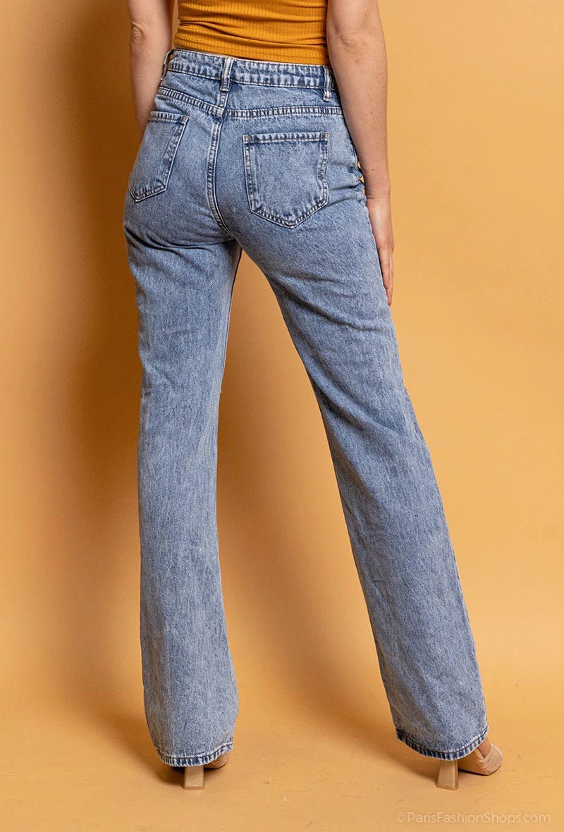 Jeans boyfriend déchiré - RIVE GAUCHE