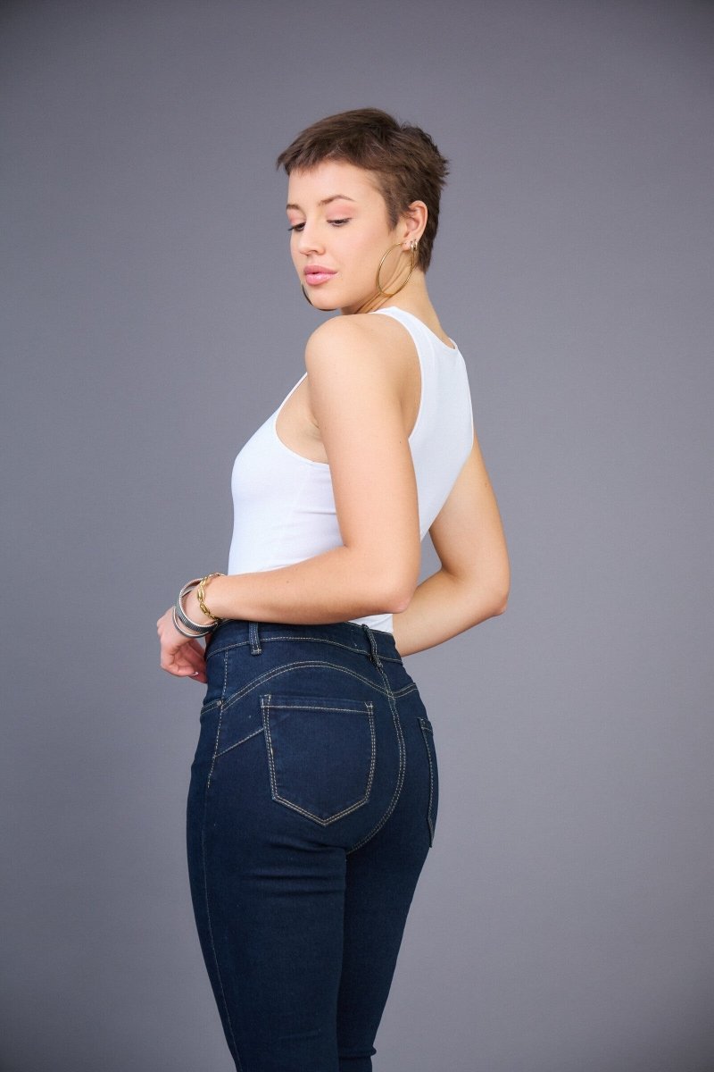 Jeans Flare (Push - up) denim - RIVE GAUCHE