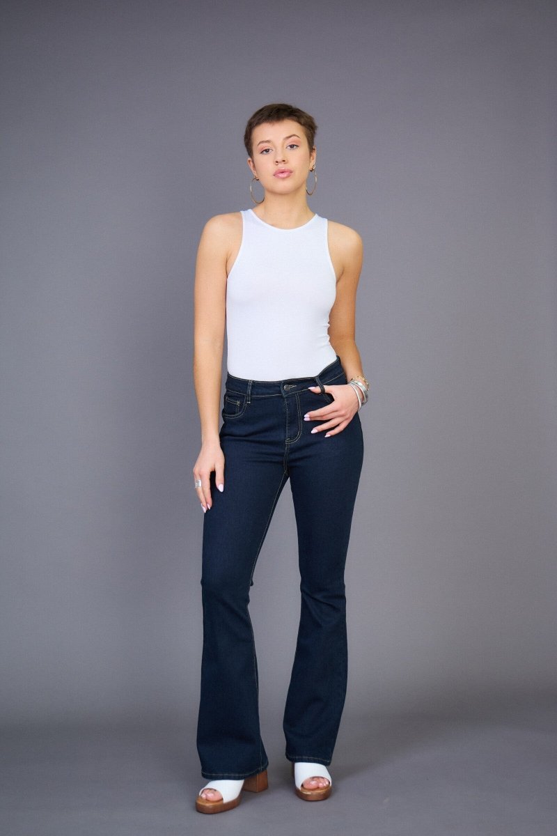 Jeans Flare (Push - up) denim - RIVE GAUCHE