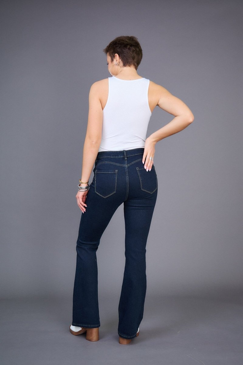 Jeans Flare (Push - up) denim - RIVE GAUCHE