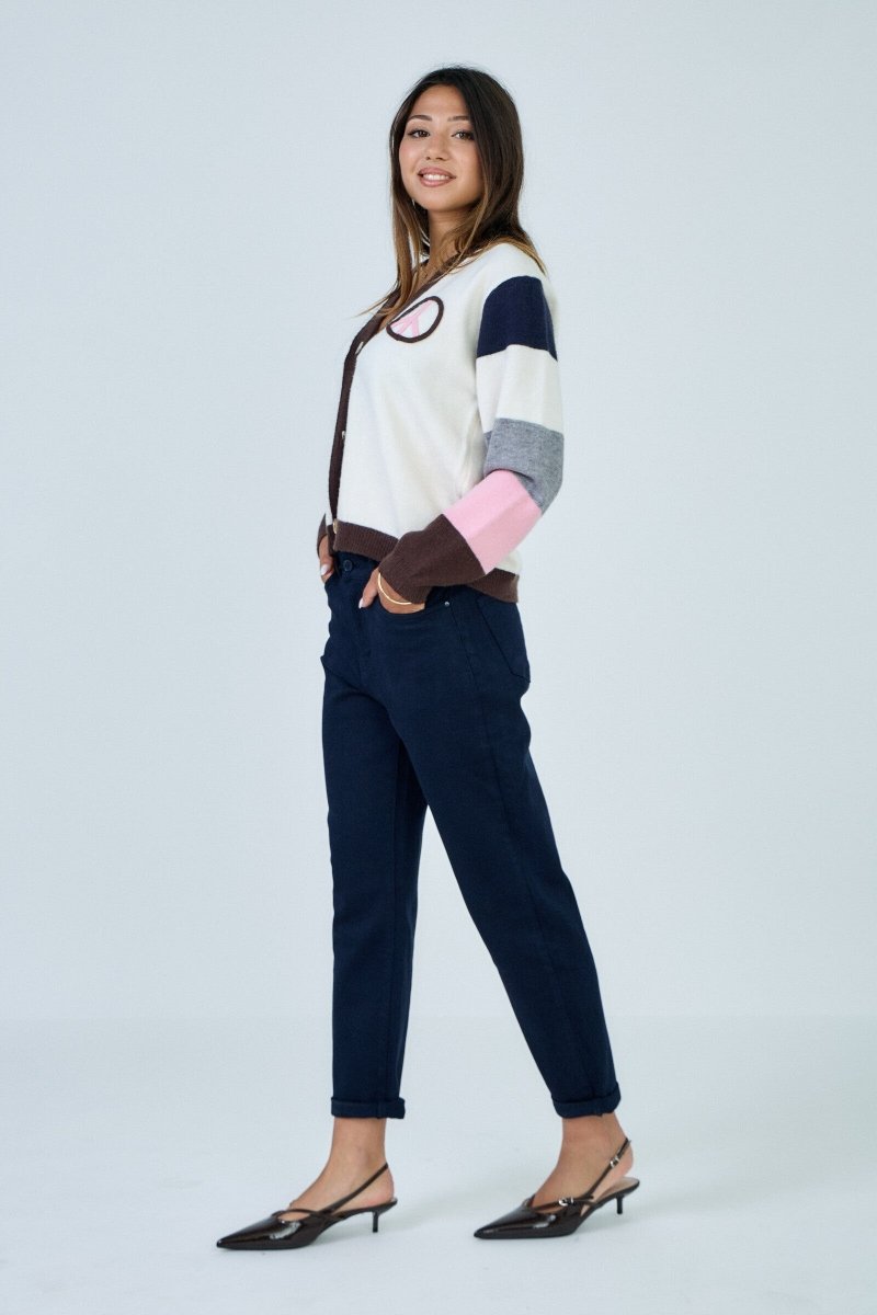 Jeans mom bleu marine - RIVE GAUCHE