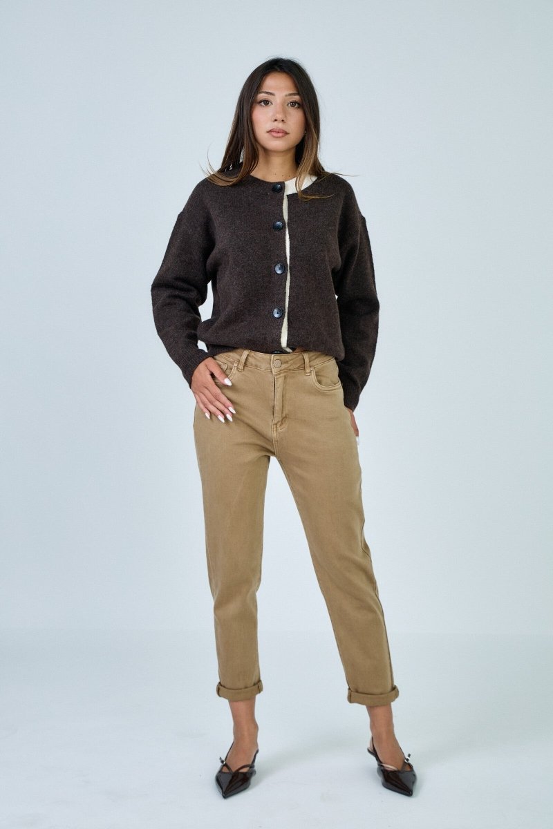 Jeans mom camel - RIVE GAUCHE