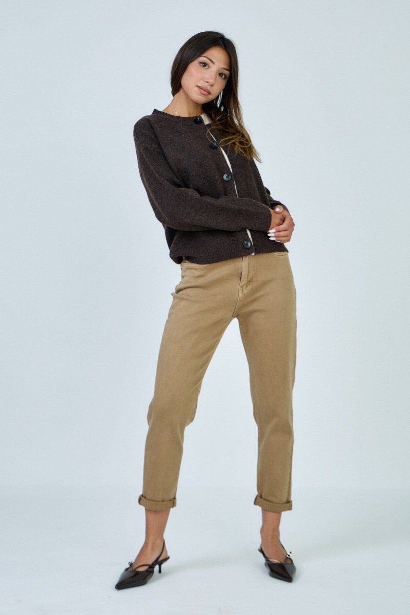 Jeans mom camel - RIVE GAUCHE