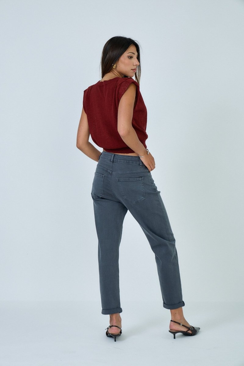 Jeans mom carbone - RIVE GAUCHE