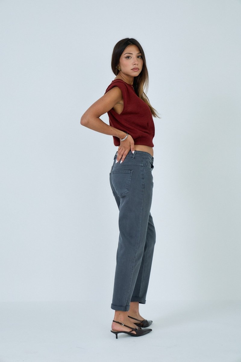 Jeans mom carbone - RIVE GAUCHE