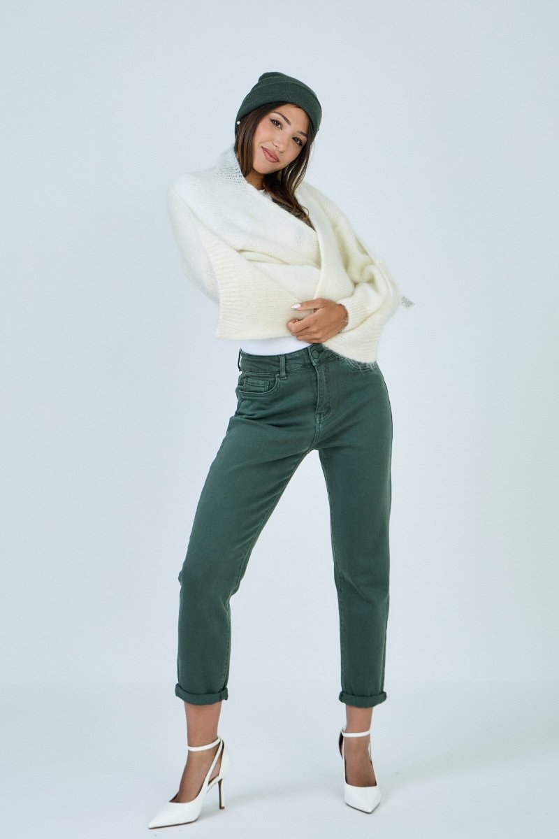 Jeans mom kaki - RIVE GAUCHE