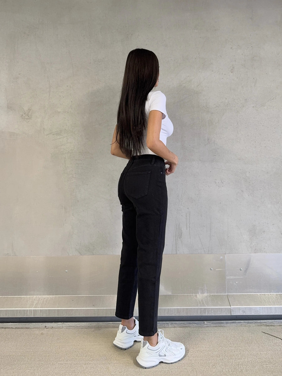 Jeans mom noir - RIVE GAUCHE