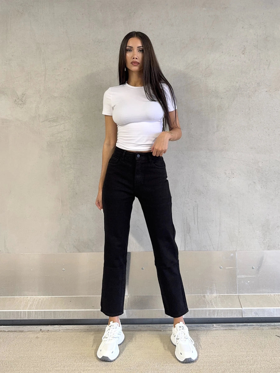 Jeans mom noir - RIVE GAUCHE