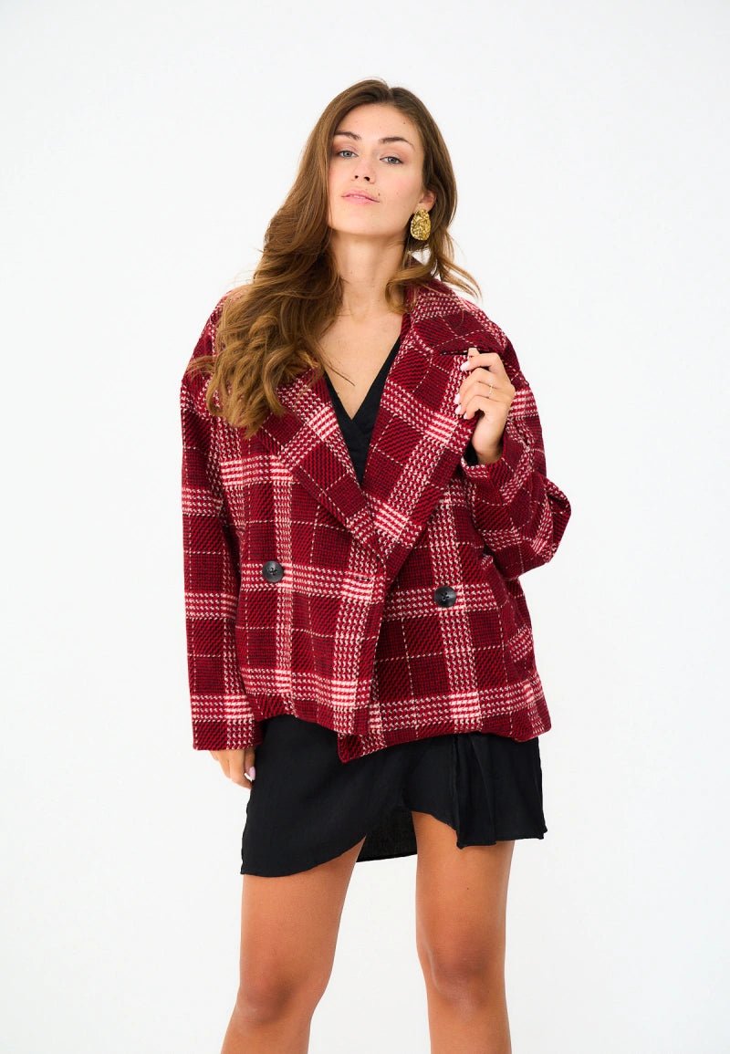 Manteau court croisé Santa - RIVE GAUCHE