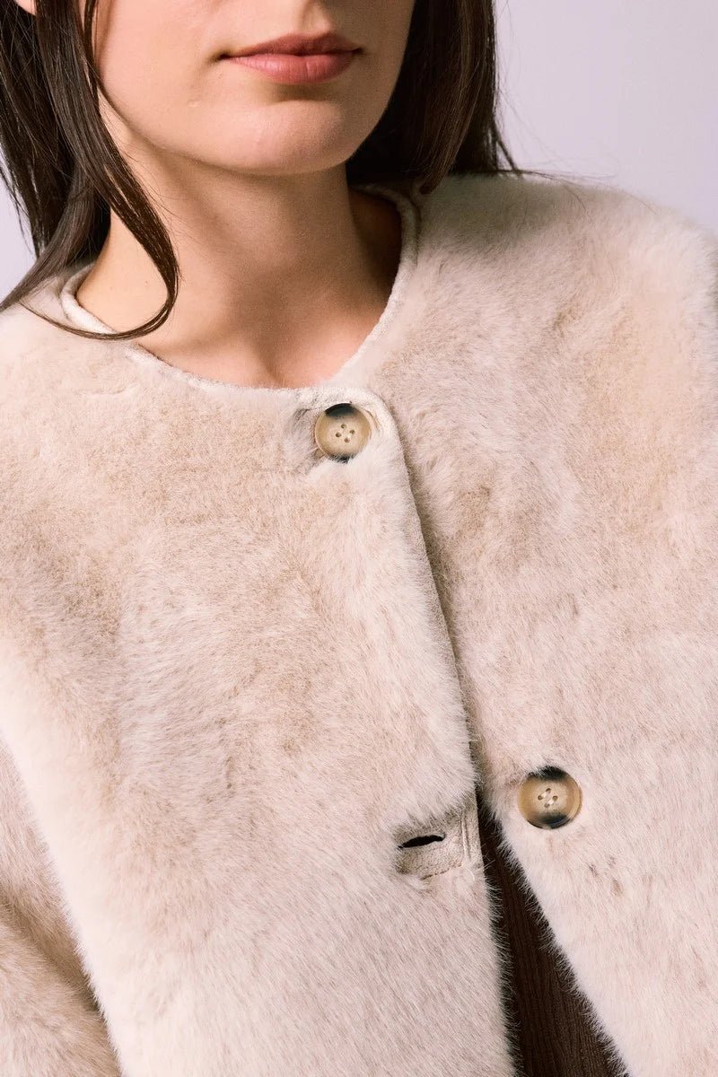 Manteau en fourrure synthétique - RIVE GAUCHE