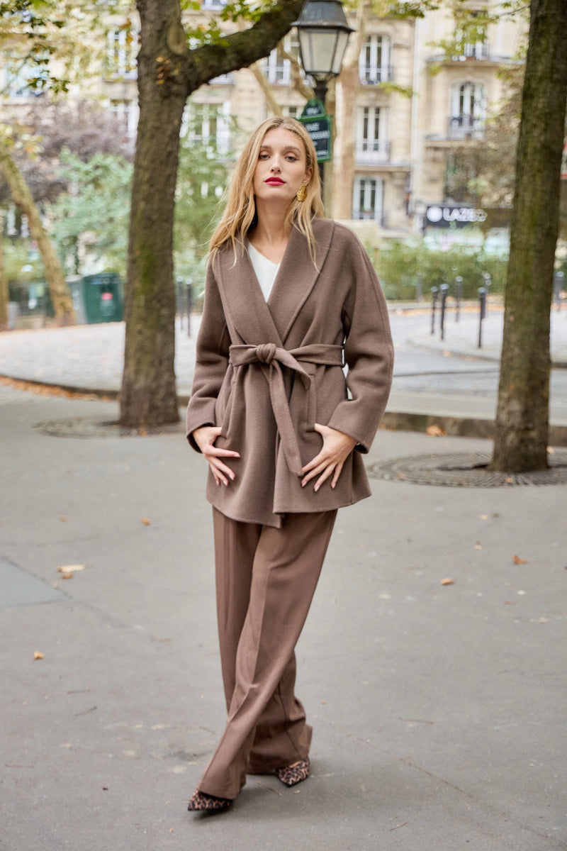 Manteau mi - long en laine Zoé - RIVE GAUCHE