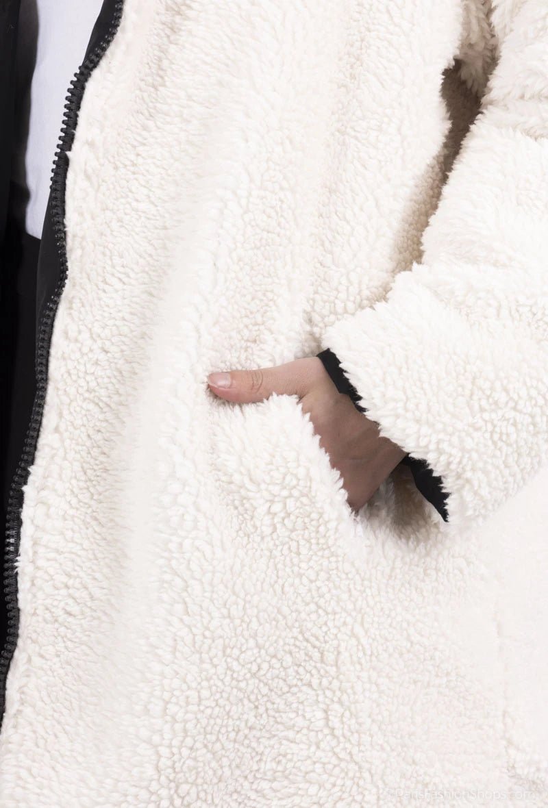 Manteau réversible en shearling - RIVE GAUCHE