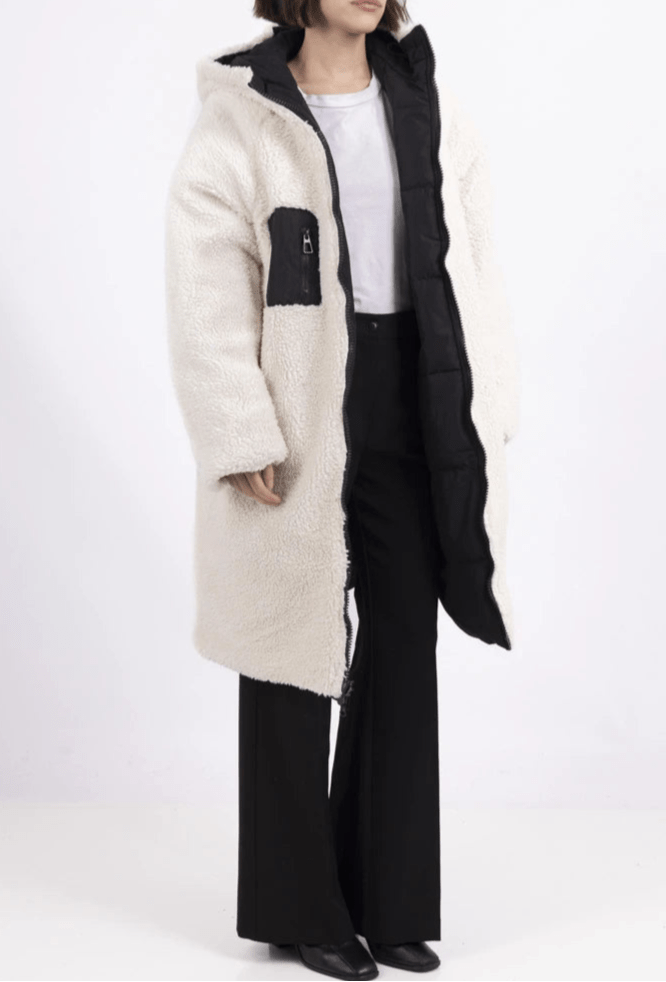 Manteau réversible en shearling - RIVE GAUCHE