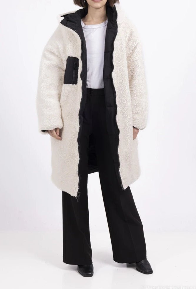 Manteau réversible en shearling - RIVE GAUCHE