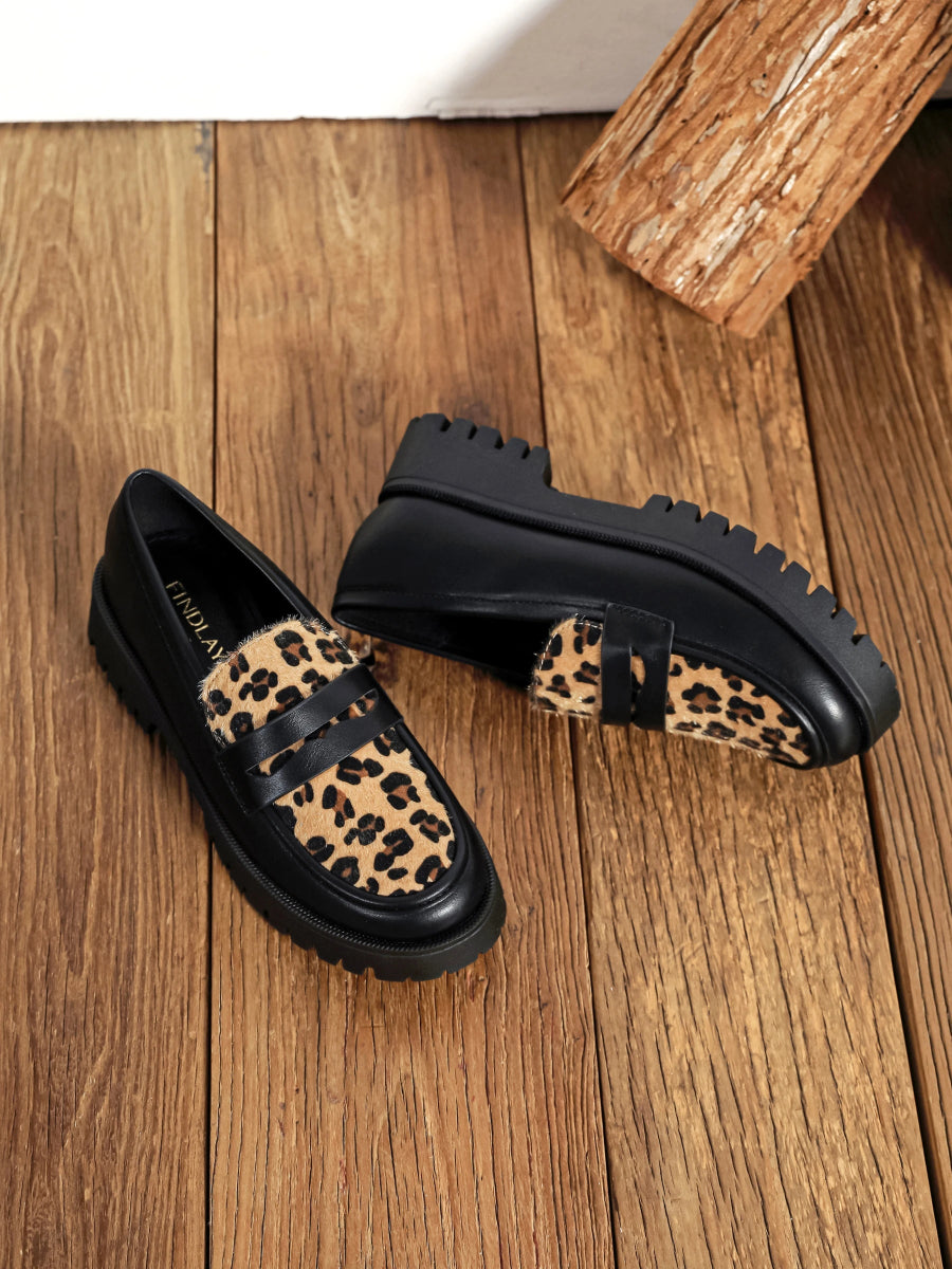 Mocassin léopard - RIVE GAUCHE