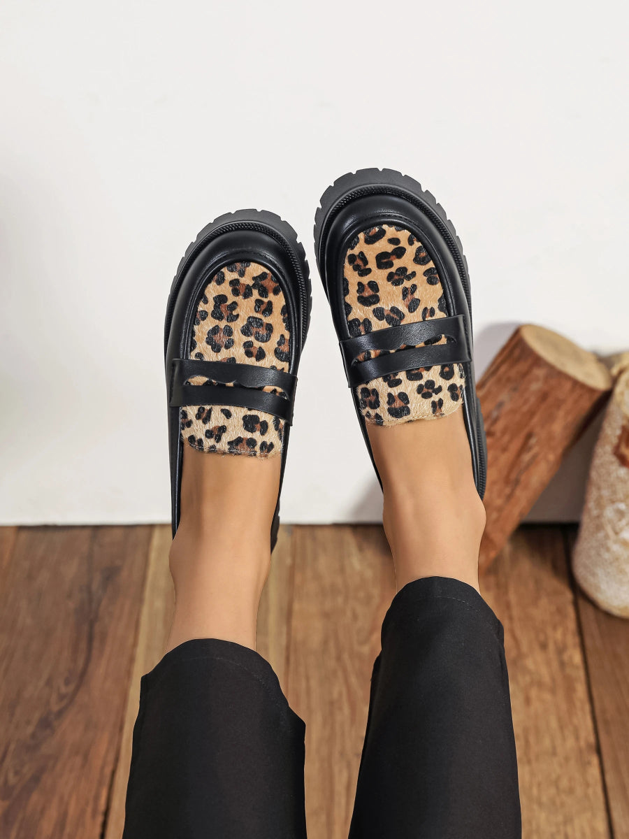 Mocassin léopard - RIVE GAUCHE