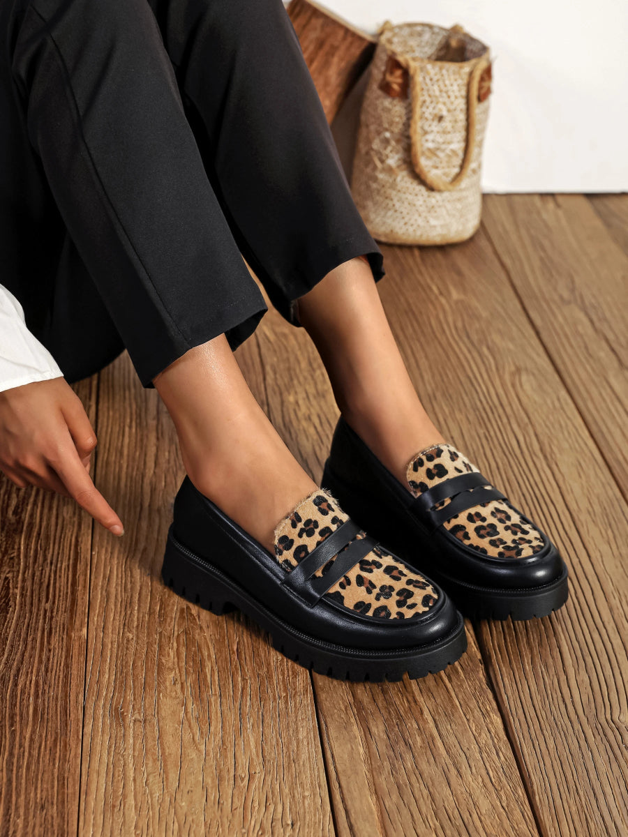 Mocassin léopard - RIVE GAUCHE