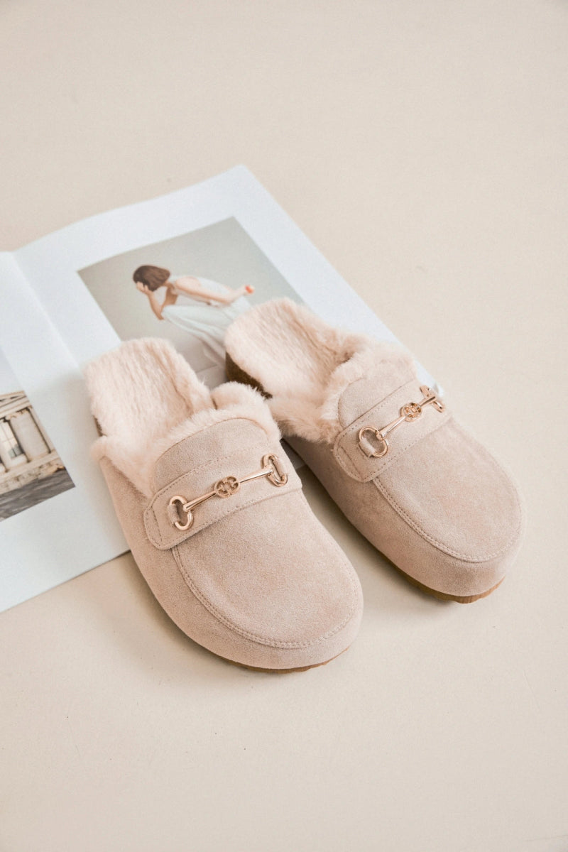 Mocassins beiges à semelle épaisse Léna - RIVE GAUCHE