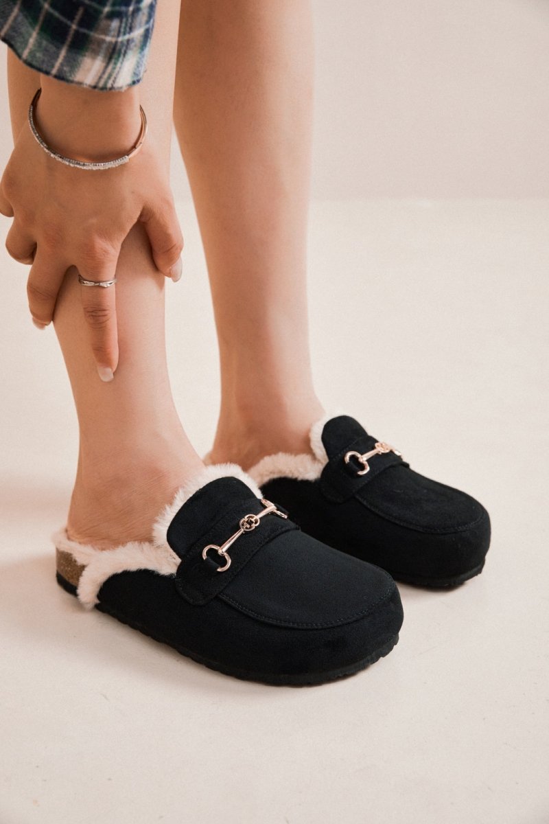 Mocassins noirs à semelle épaisse Léna - RIVE GAUCHE