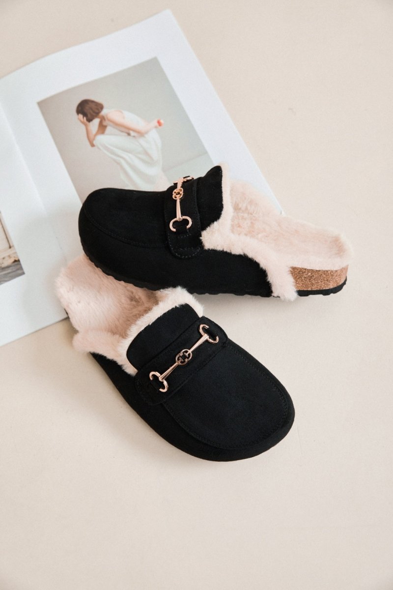 Mocassins noirs à semelle épaisse Léna - RIVE GAUCHE