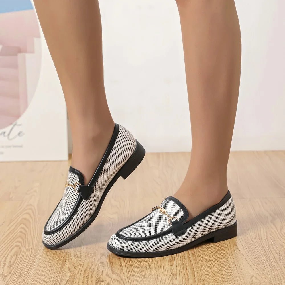 Mocassins texturés avec boucle décorative - RIVE GAUCHE