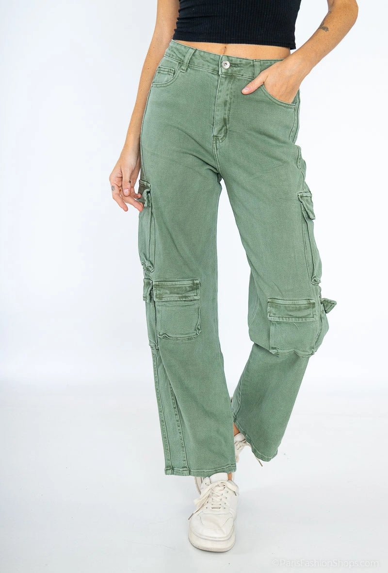 Pantalon cargo kaki - RIVE GAUCHE