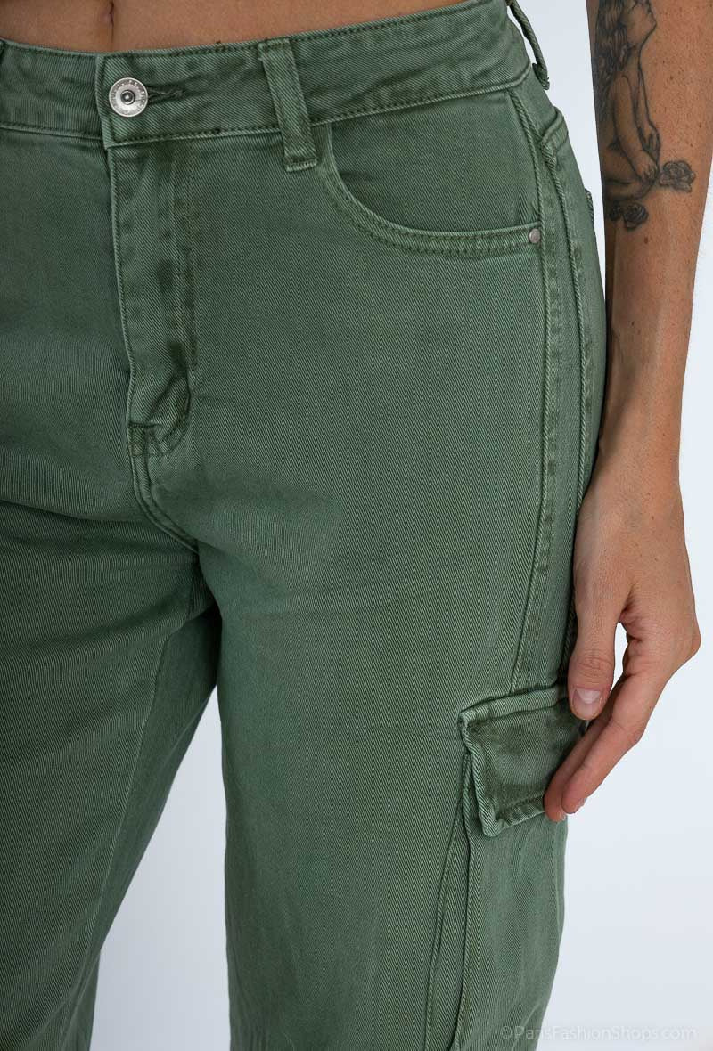 Pantalon cargo kaki - RIVE GAUCHE