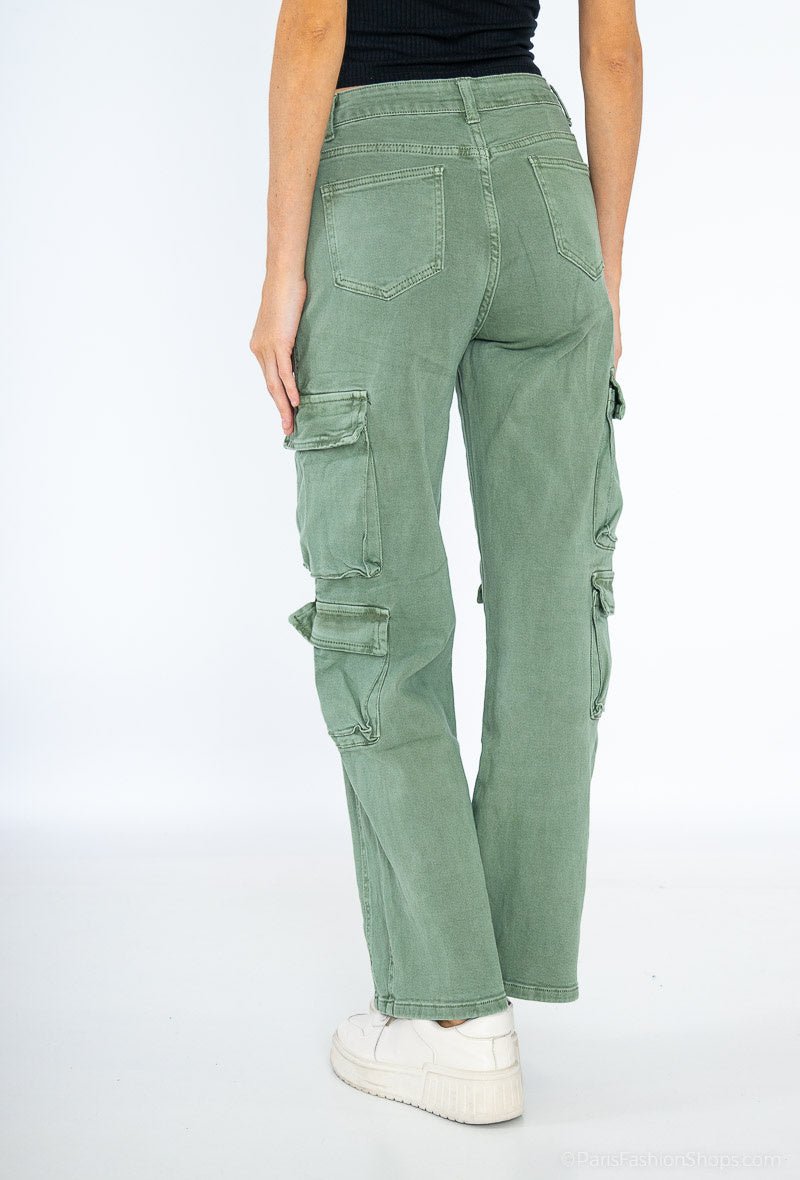 Pantalon cargo kaki - RIVE GAUCHE