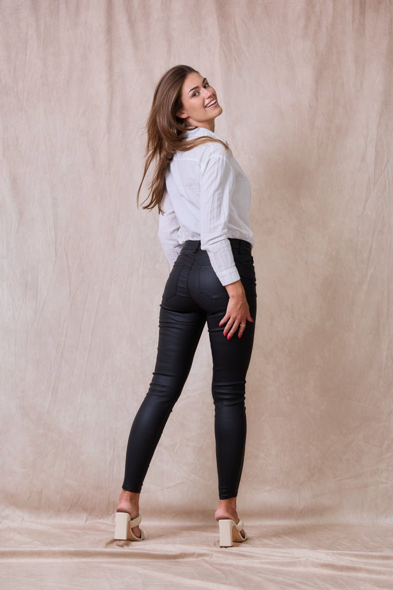 Pantalon slim push up noir - RIVE GAUCHE