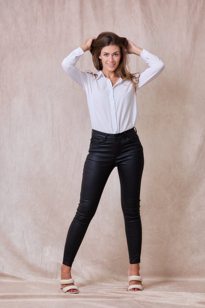 Pantalon slim push up noir - RIVE GAUCHE