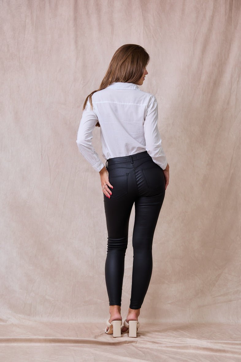 Pantalon slim push up noir - RIVE GAUCHE