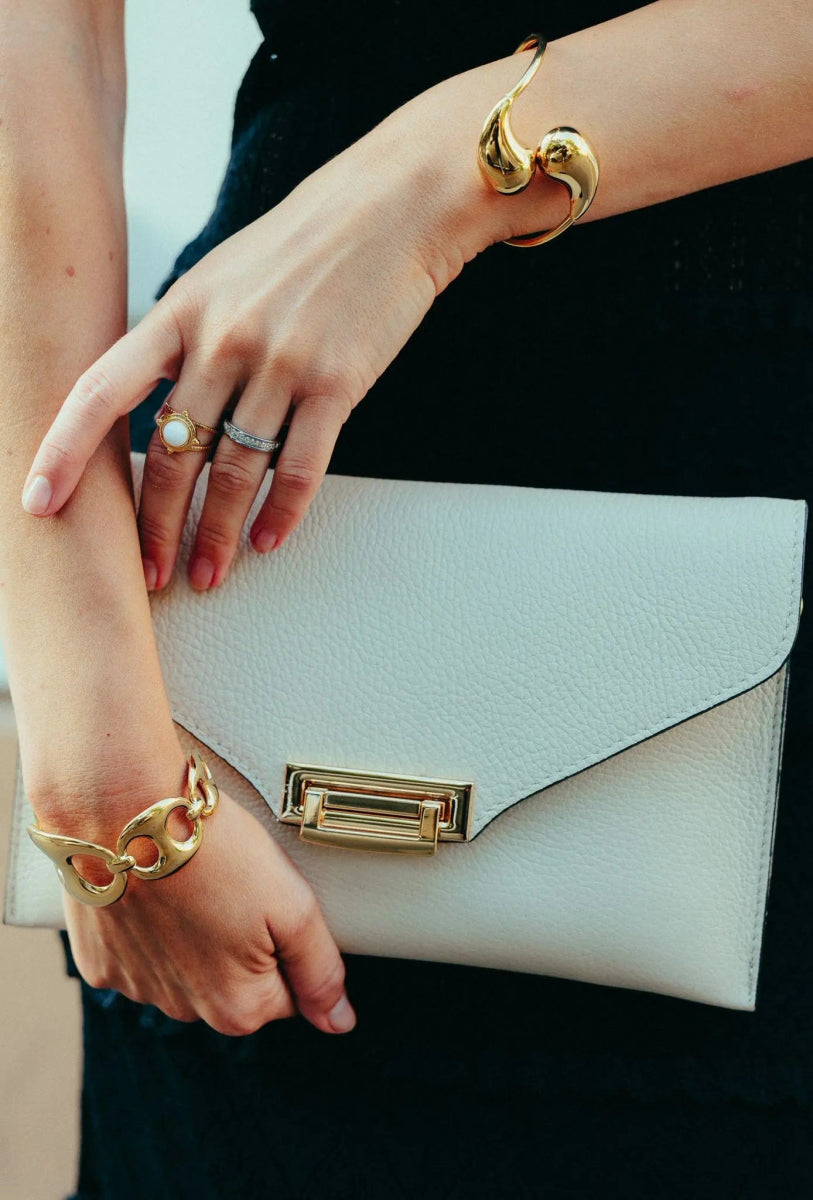 Pochette en cuir chic avec chaîne - RIVE GAUCHE