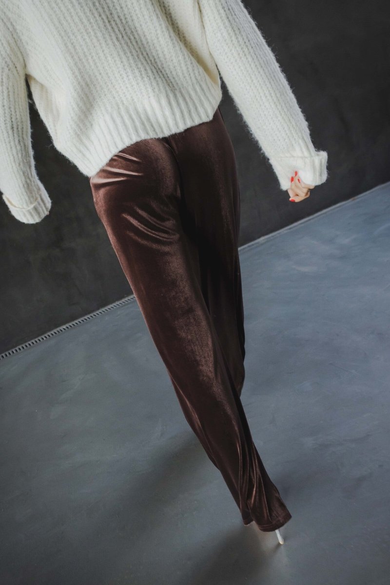 Pull en grosse maille à col roulé ivoire - RIVE GAUCHE