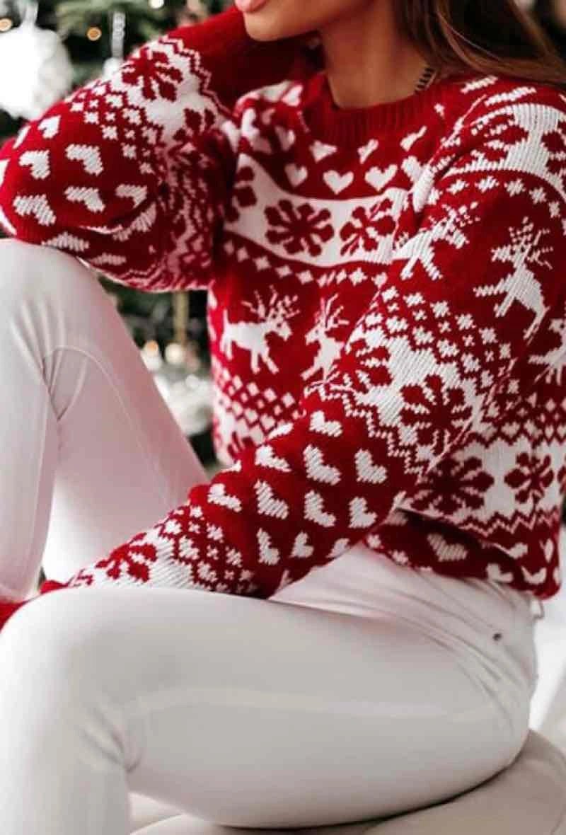 Pull long de Noël Tradition - RIVE GAUCHE