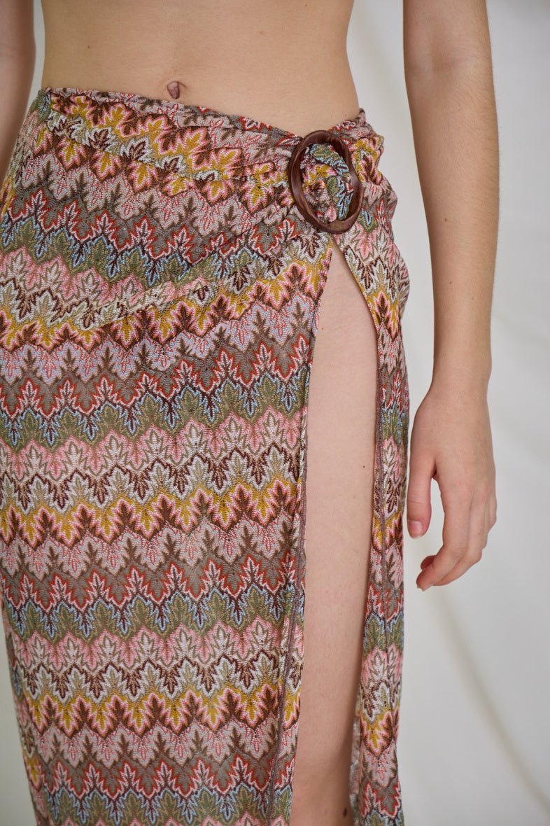 Rose Blush Sarong de plage à broderie - RIVE GAUCHE