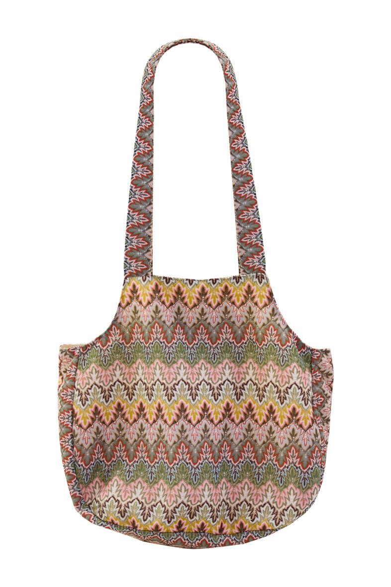 Rose Blush Tote Bag de plage brodé - RIVE GAUCHE