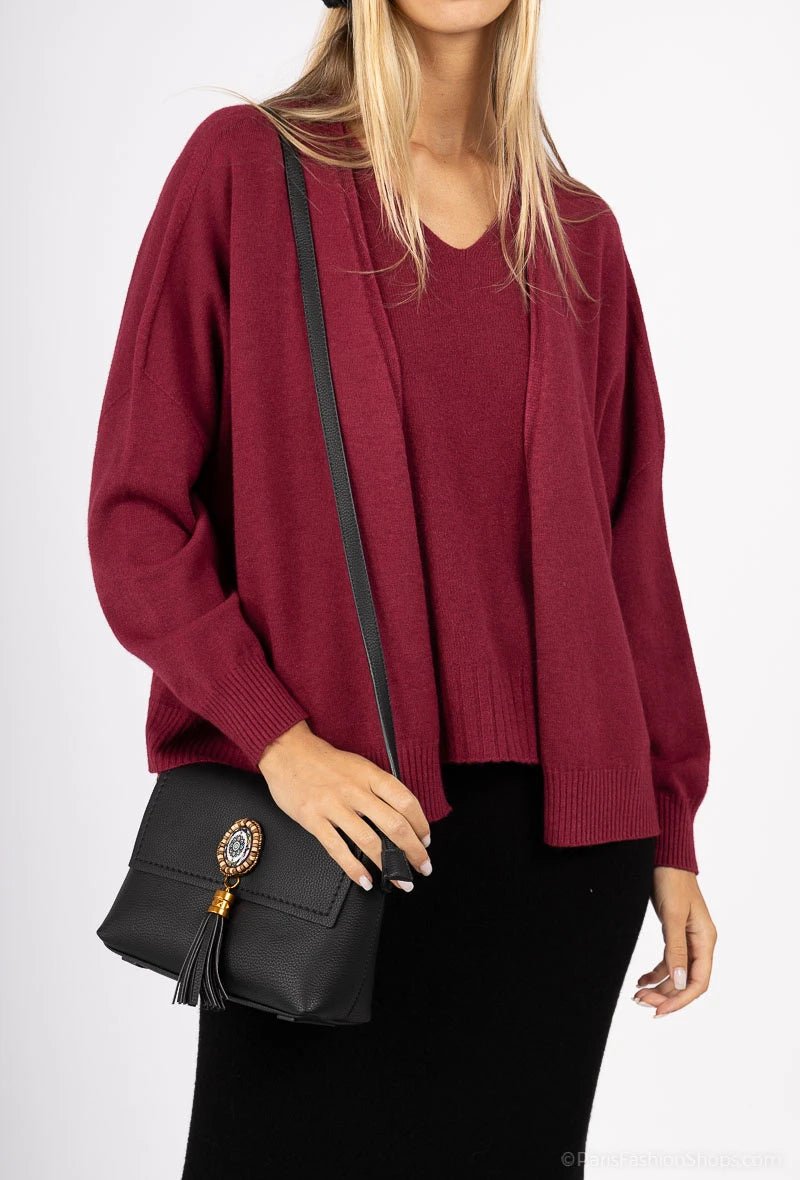 Sac à bandoulière en similicuir avec motif bohème chic - RIVE GAUCHE