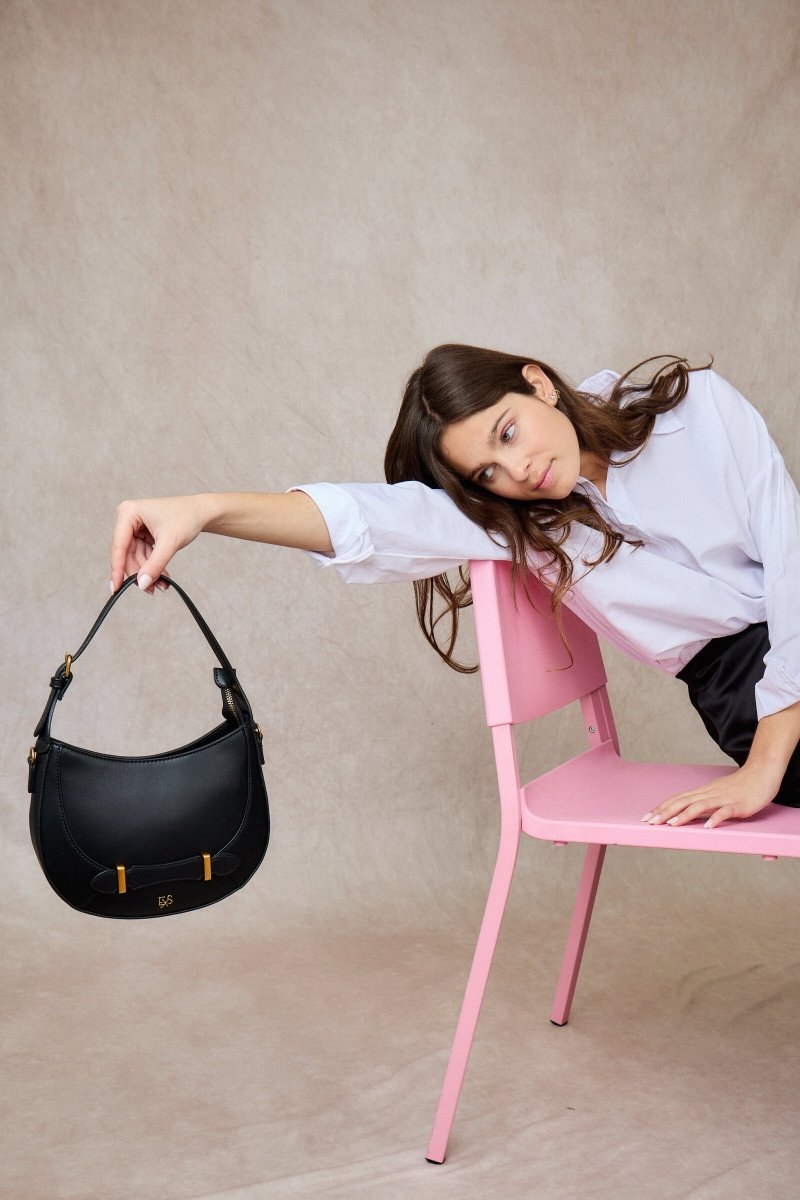 Sac à bandoulière Perle noir - RIVE GAUCHE