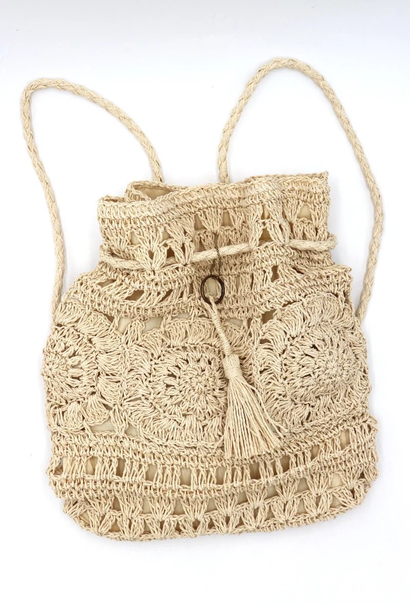 Sac à dos Donoma en macramé - RIVE GAUCHE