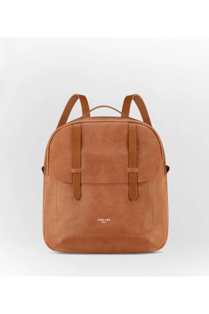 Sac à dos en cuir haute qualité abricot - RIVE GAUCHE