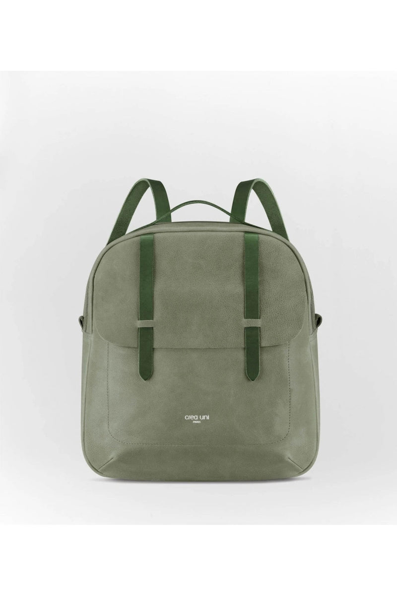 Sac à dos en cuir haute qualité céladon - RIVE GAUCHE