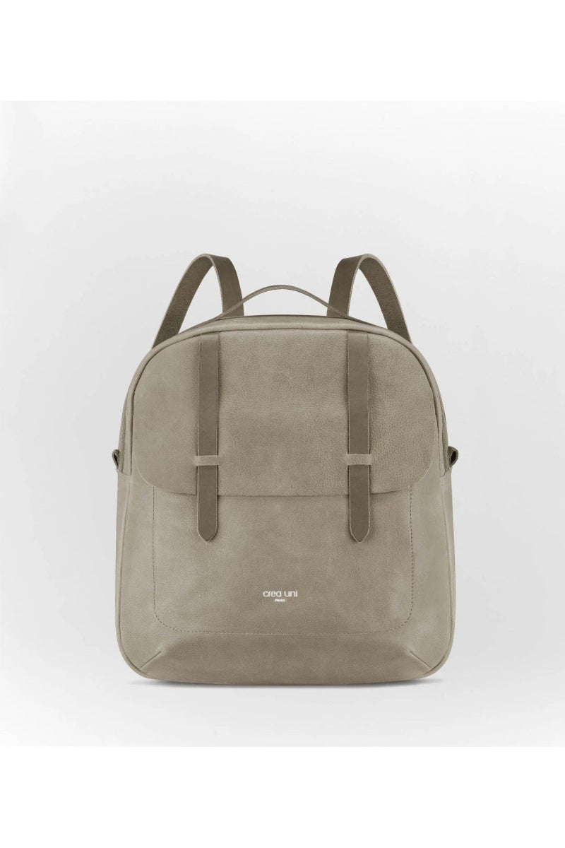 Sac à dos en cuir haute qualité gris - RIVE GAUCHE