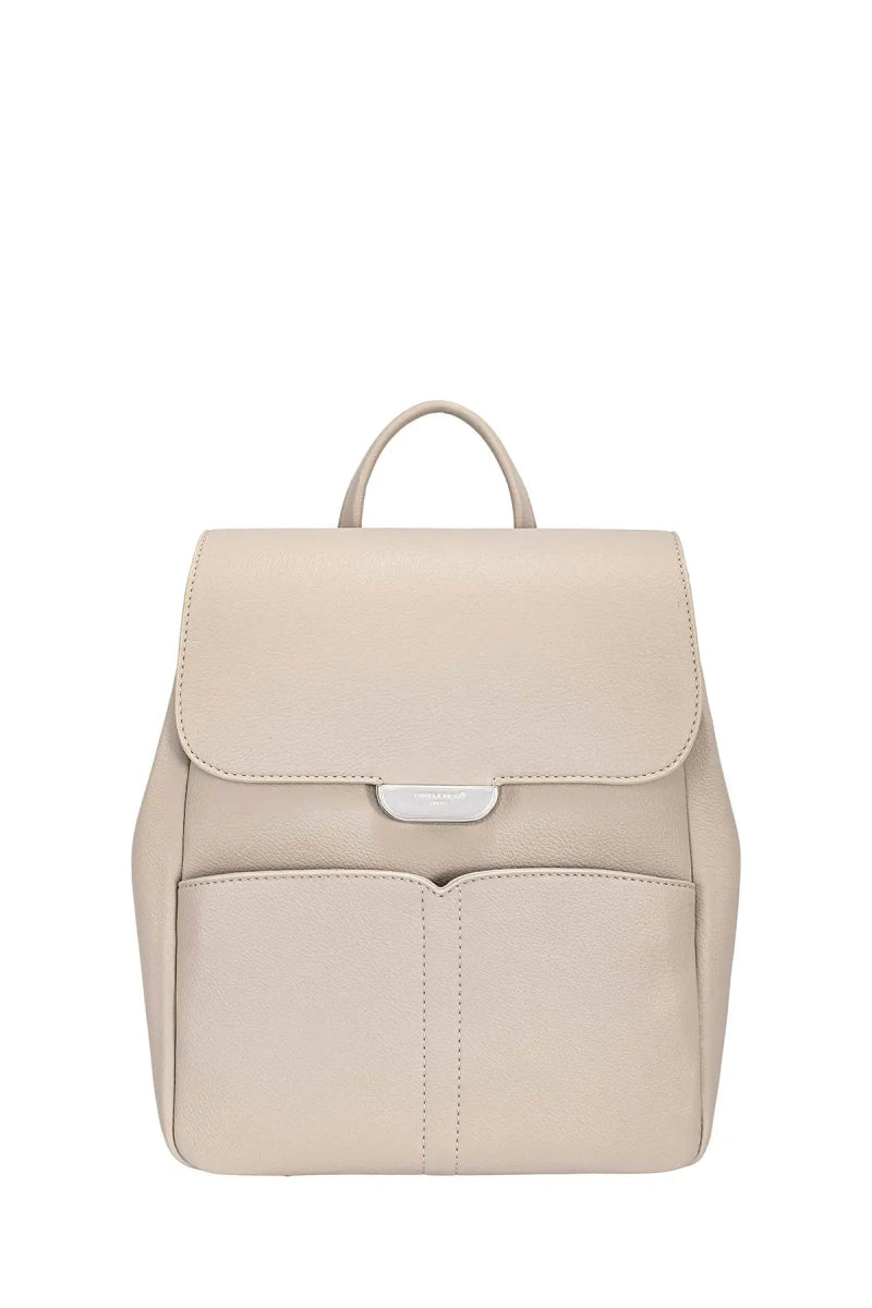Sac à dos en cuir synthétique beige - RIVE GAUCHE
